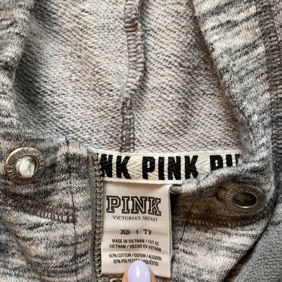 VS PINK Bling Zip Up Sweater - Picture 2 of 5